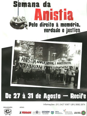 Semana da Anistia mobiliza estudantes