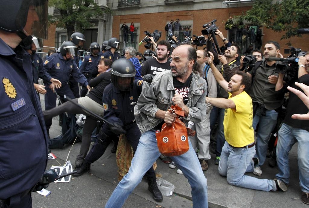 Repressão em Madrid