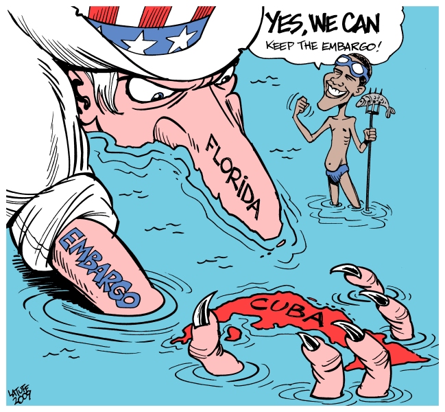 As sanções dos EUA contra Cuba