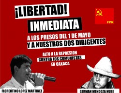 Presos políticos de Oaxaca