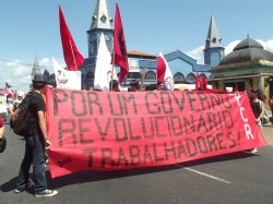Trabalhadores vão às ruas de Belém no dia nacional de paralisação