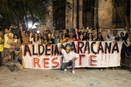 Índios reocupam Aldeia Maracanã