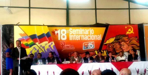 Seminário Internacional de Quito teve abertura ontem
