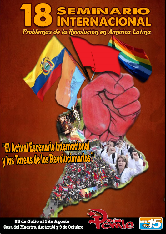 Seminário internacional vai reunir organizações revolucionárias em Quito