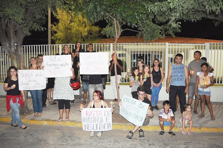 Olga Benário realiza protesto contra mortes de bebês em maternidade da Paraíba