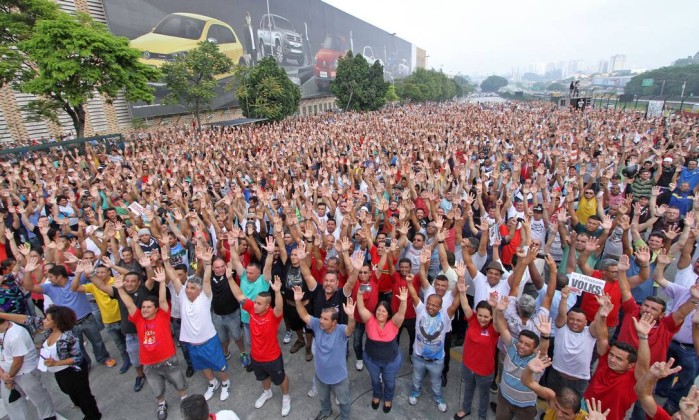 Grande vitória na greve dos operários da Volks no ABC paulista