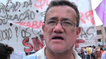 Marzeni Pereira, uma das lideranças da oposição sindical na Sabesp