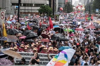 Manifestação na Paulista, Foto: Mídia Ninja