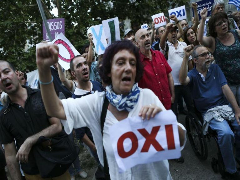 OXI! Grécia diz não ao imperialismo alemão