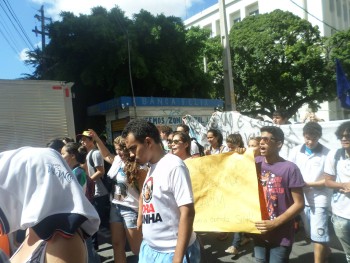 Manifestação em Fortaleza pela Educação