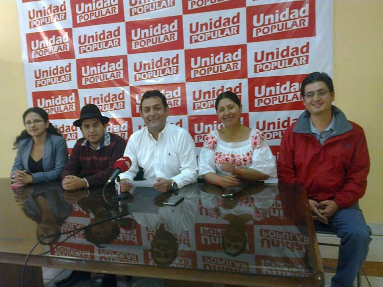 Unidade Popular conquista registro no Equador