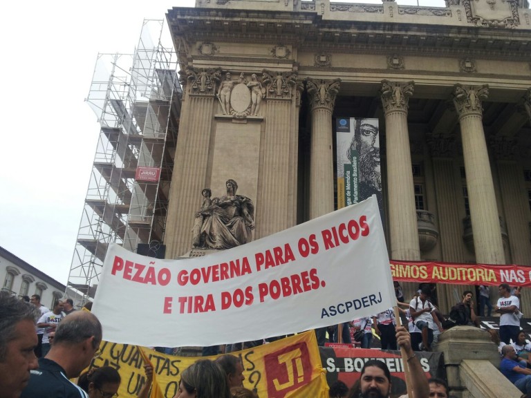 UP lança manifesto sobre a crise no Rio de Janeiro