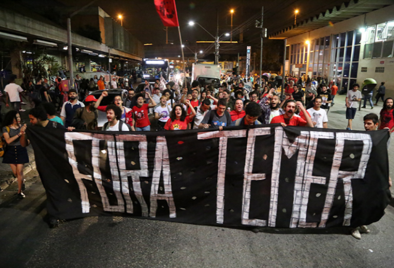 ABC Paulista faz ato contra o golpe