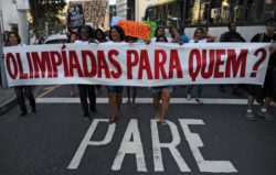 RIO protesto olimpíadas