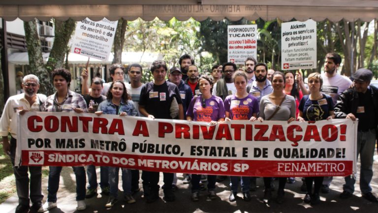 Audiência Pública sobre as concessões no Metrô de São Paulo é marcada por protesto da categoria
