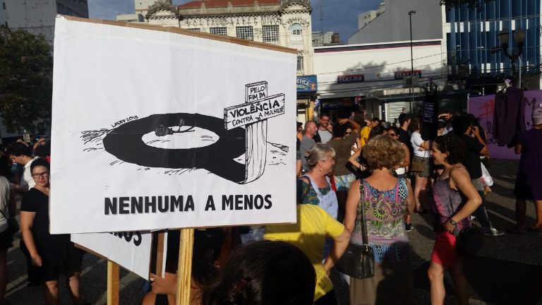 Mulheres vão às ruas de Campinas contra o machismo e a misoginia