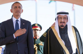 Obama e rei saudita