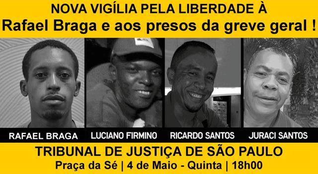 Brasil tem, ao menos, 4 presos políticos em tempos de golpe