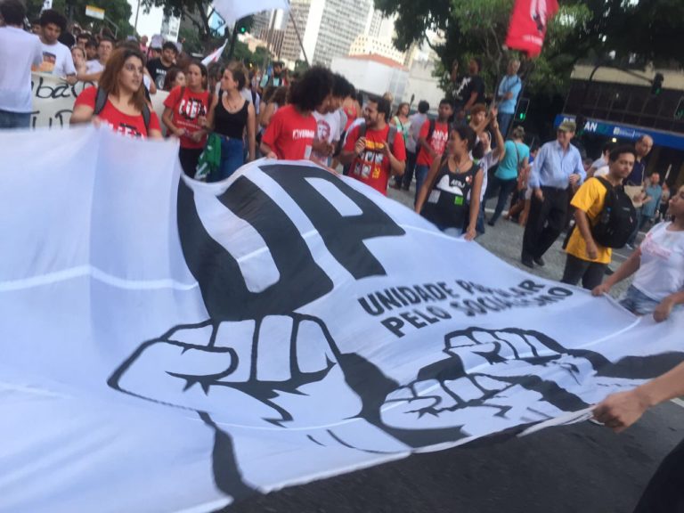 Unidade Popular recolhe 86 mil assinaturas em julho