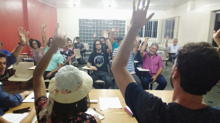 Plenária lança Frente Povo Sem Medo em Alagoas e convoca resistência contra a Reforma da Previdência