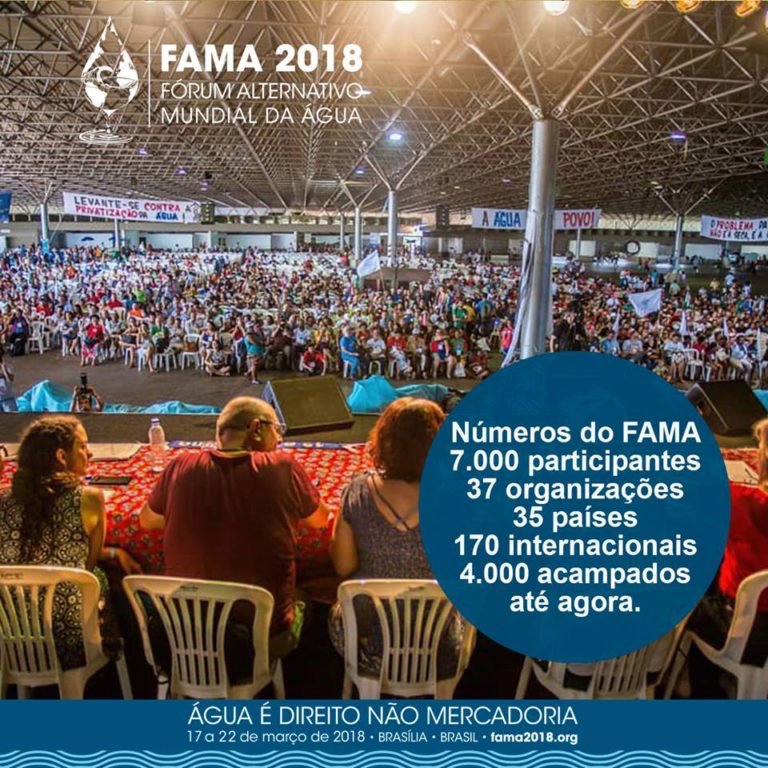 FAMA 2018: a água tem direitos e é bem comum