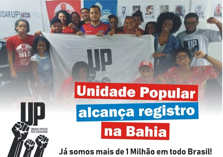 UP conquista apoiamento mínimo na Bahia