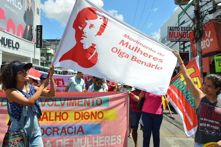 No 8 de março, mulheres de todo o Brasil lutam contra a Reforma da Previdência e denunciam os feminicídios!