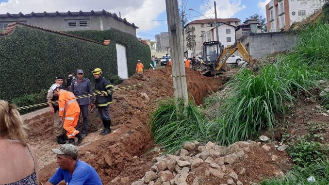 Operário morre soterrado em obra da Prefeitura de Barbacena