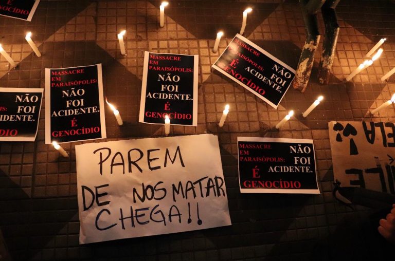 Ato pede justiça pelo massacre de Paraisópolis