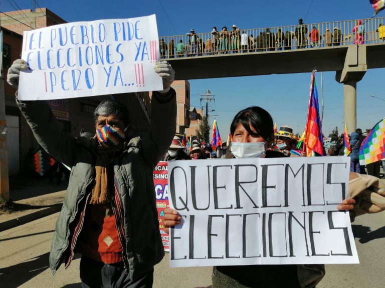 Bolívia: trabalhadores contra governo golpista
