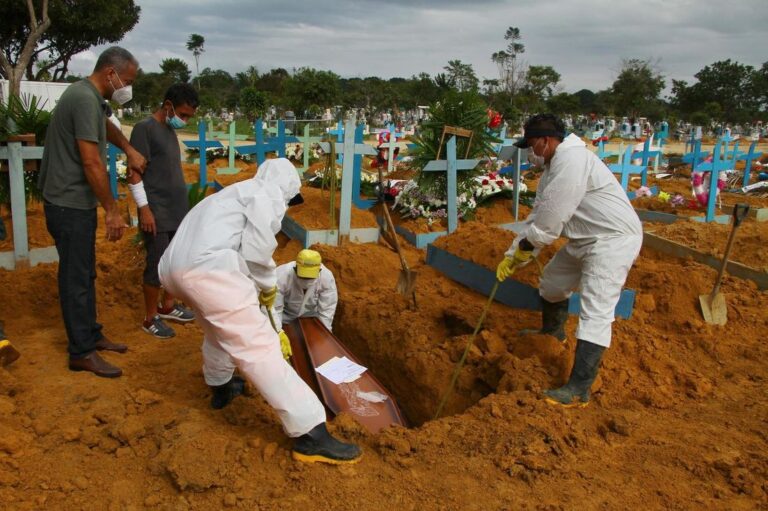 300 mil mortes por Covid no Brasil