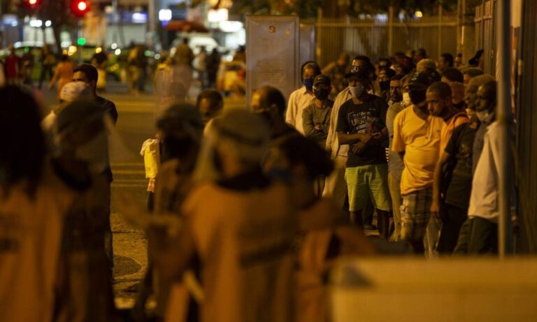 As filas da fome no Rio de Janeiro
