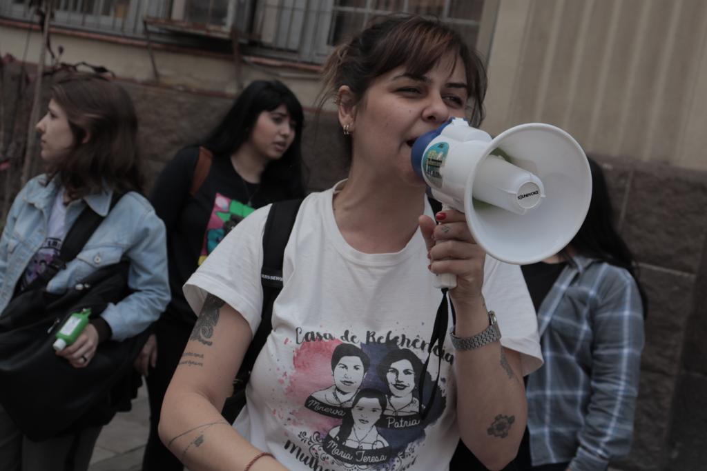 Nana Sanches, coordenadora nacional do movimento. Fotos: Kaê Fonseca e Luiza Castro/Sul21