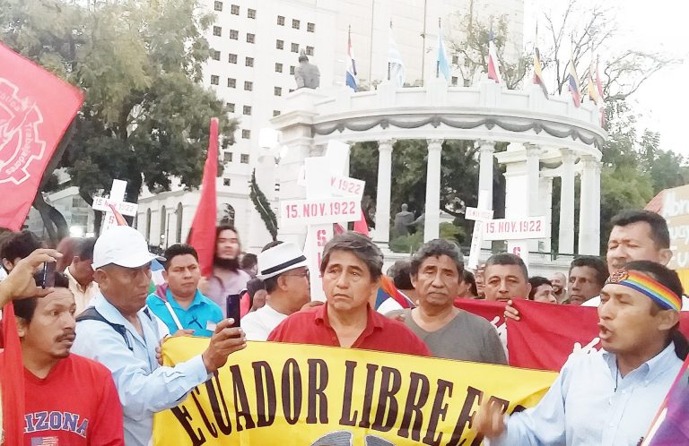 A primeira Greve Geral dos Trabalhadores do Equador