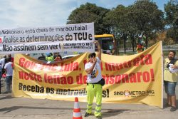 Metroviários em Brasília