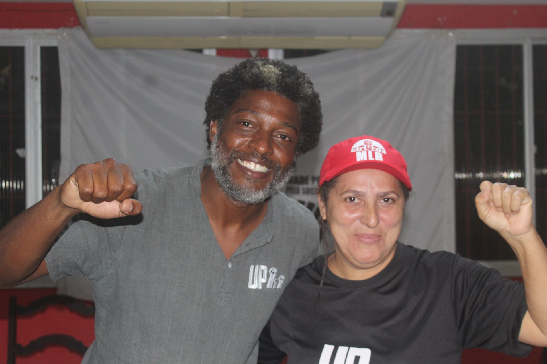 Léo Péricles e Maria Ofélia, pré-candidata à vereador de Recife. Foto: JAV/PE