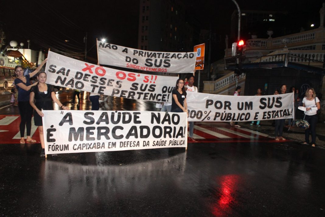 OSS são questionadas pelos defensores da saúde pública em todo o Brasil. Foto: Reprodução