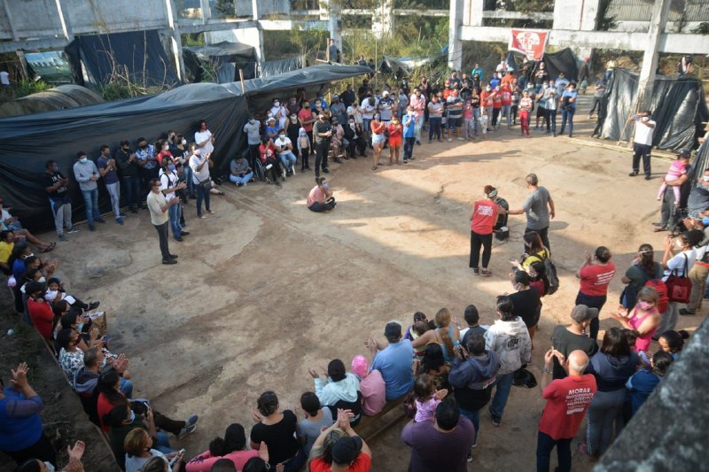 Organizar uma ocupação de luta por moradia é construir uma escola do socialismo. Foto: JAV