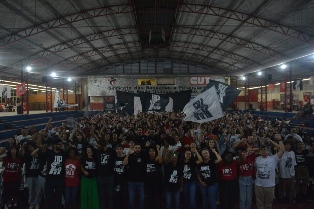 Militantes da Unidade Popular confirmaram em convenção com 500 participantes as candidaturas do partido em São Paulo e Mauá. Foto: Lucas Barbosa e Laura Passarella/JAV SP