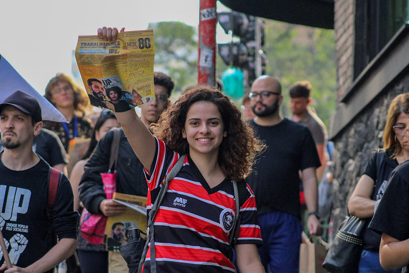 Por todo o país, militantes da UJR estão envolvidos na campanha eleitoral da Unidade Popular. Foto: Wildally Souza