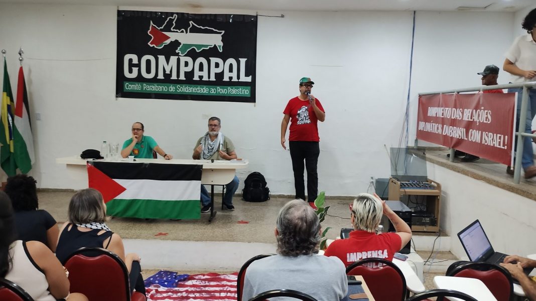 Foi inaugurado o Comitê Paraibano de Solidariedade ao Povo Palestino (COMPAPAL).