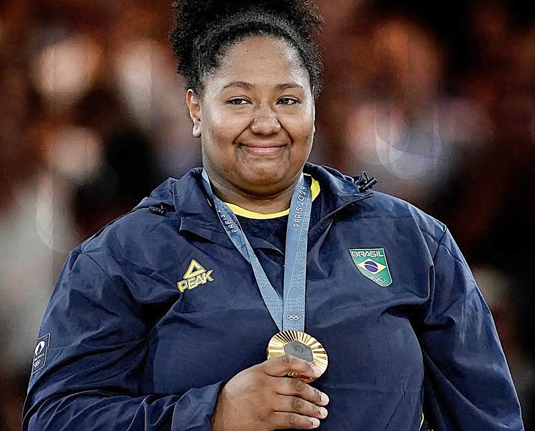 Bia Souza, ouro e bronze no judô em Paris 2024. Foto: COB