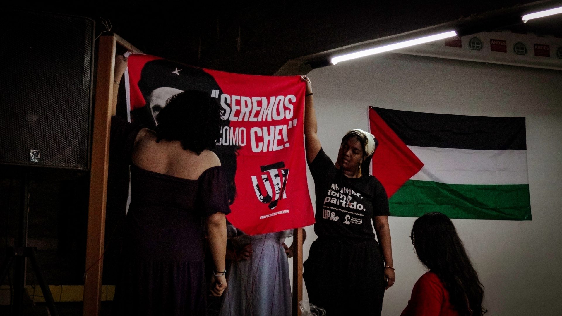 Encontro de mulheres é espaço de acolhimento e debates sobre o socialismo. Foto: JAV/MT