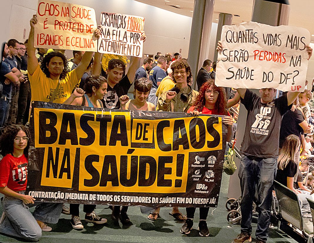 Câncer de mama. Campanha popular em defesa da saúde no Distrito Federal. Foto: Guilherme Martins JAV/DF