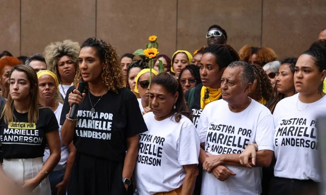 Família de Marielle ouve a condenação de seus executores. Foto: Tomaz Silva/Agência Brasil