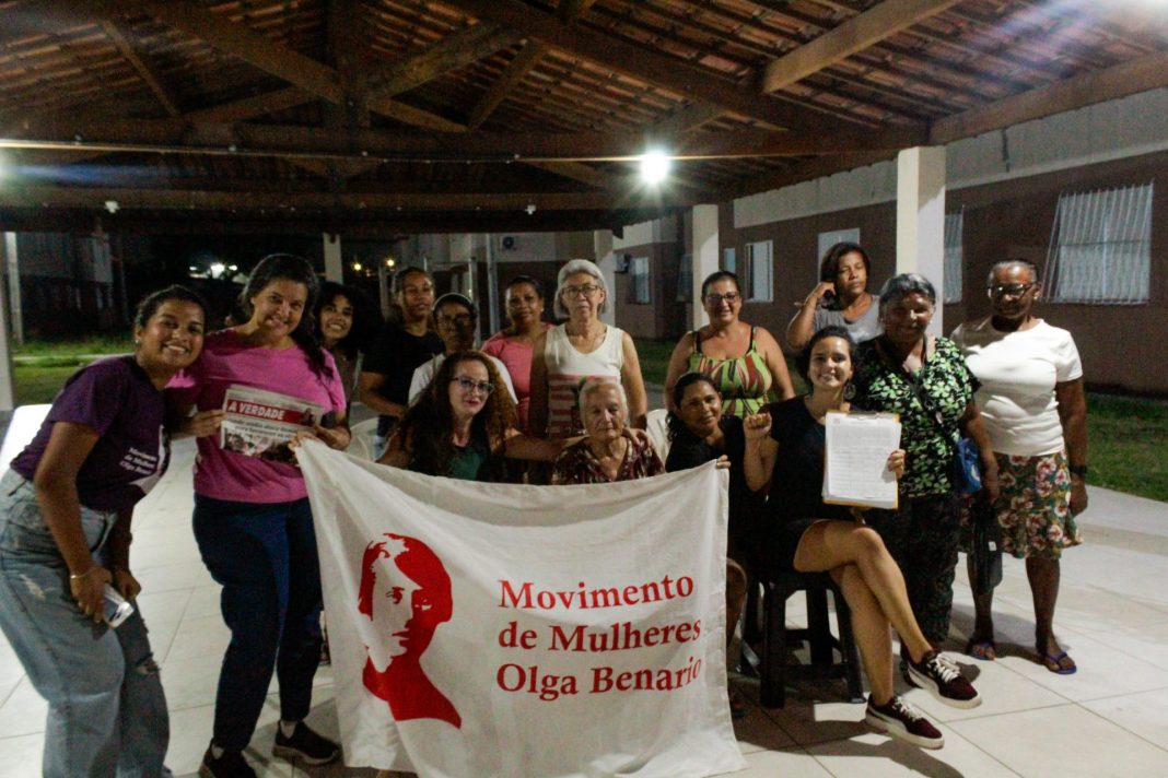 Plenária do Movimento de Mulheres Olga Benario no Habitacional Ruy Frazão, em Recife. Foto: Jesse Lisboa (JAV/PE)