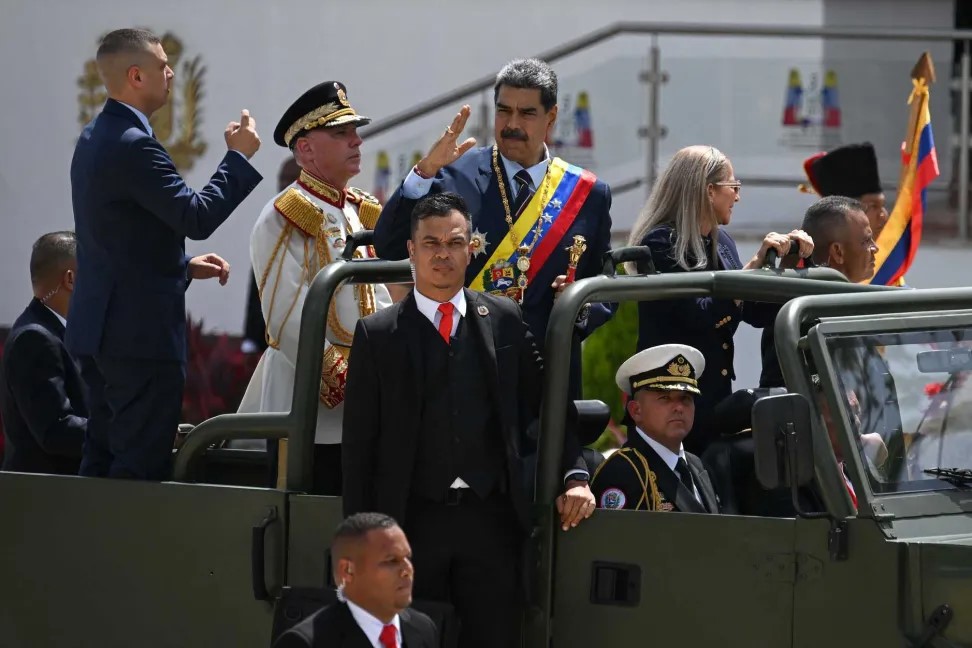 Nicolás Maduro foi empossado para um novo mandato na sexta-feira (10/1), apesar da agitação promovida pelos fascistas aliados aos EUA. Foto: Federico Parra