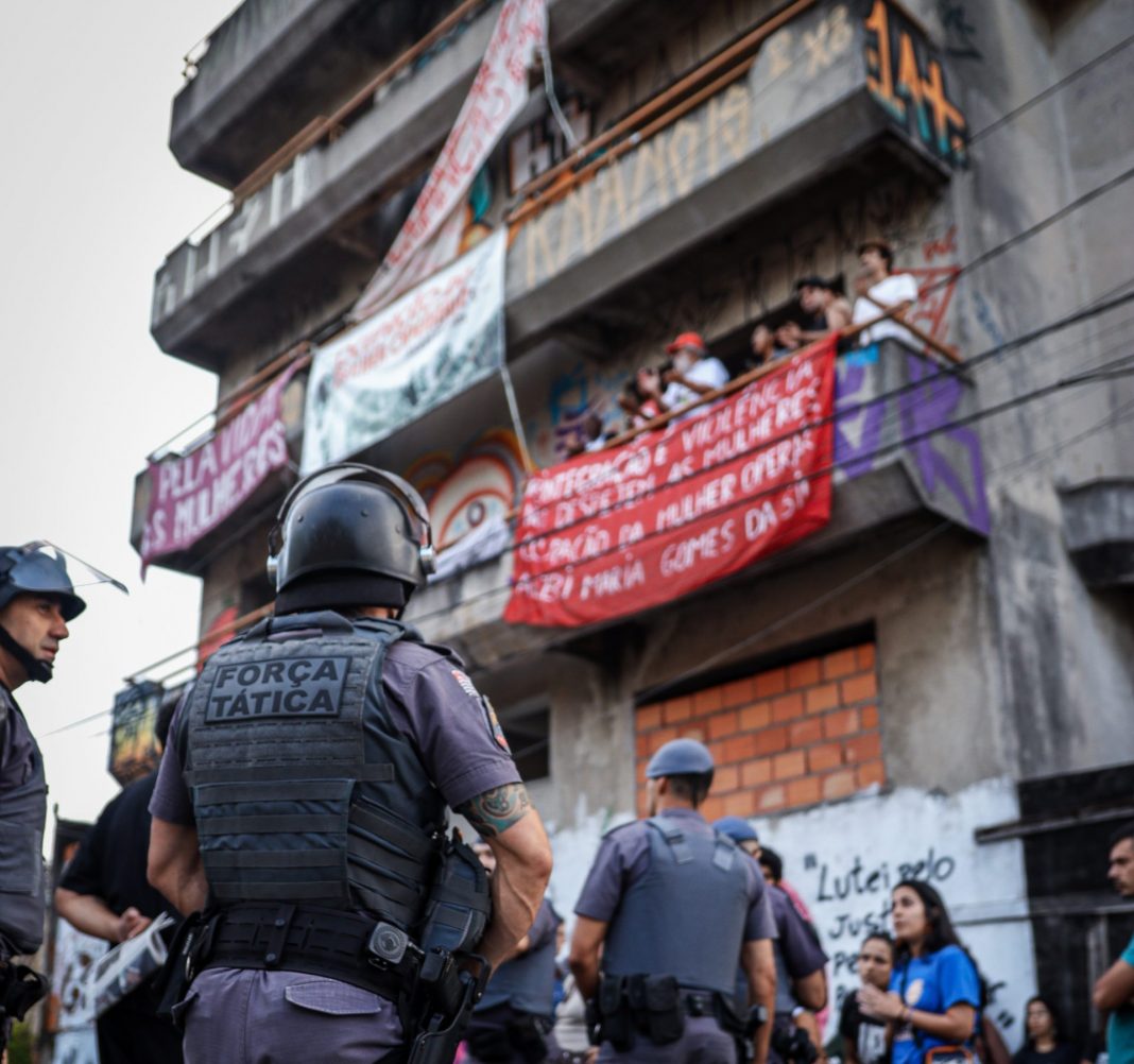 Ocupação da Mulher Operária, que acolhe mulheres vítimas de violência, é despejada pela Prefeitura de São Caetano, SP. Foto: Lucas Barbosa/JAV SP