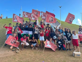 Ato em Salvador (BA). Foto: JAV/BA