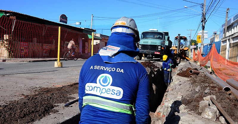 Cobertura de Saneamento em Pernambuco não contempla moradores da periferia. Foto: Compesa